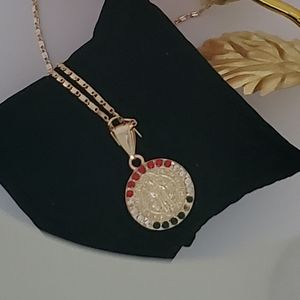 Oro laminado san benito cadena